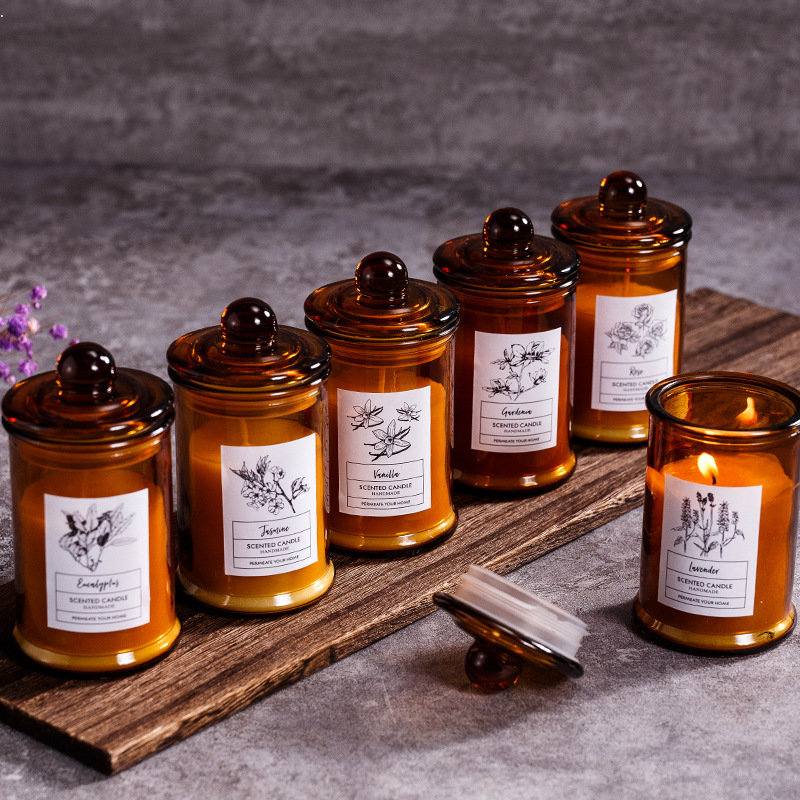 Candle Making Glass Jars - Vintage cam kavanoz kokulu mum uçucu
