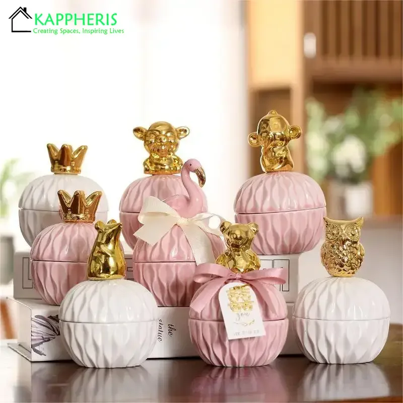 Candle Making Glass Jars - 1 adet boş seramik kavanoz mumlar