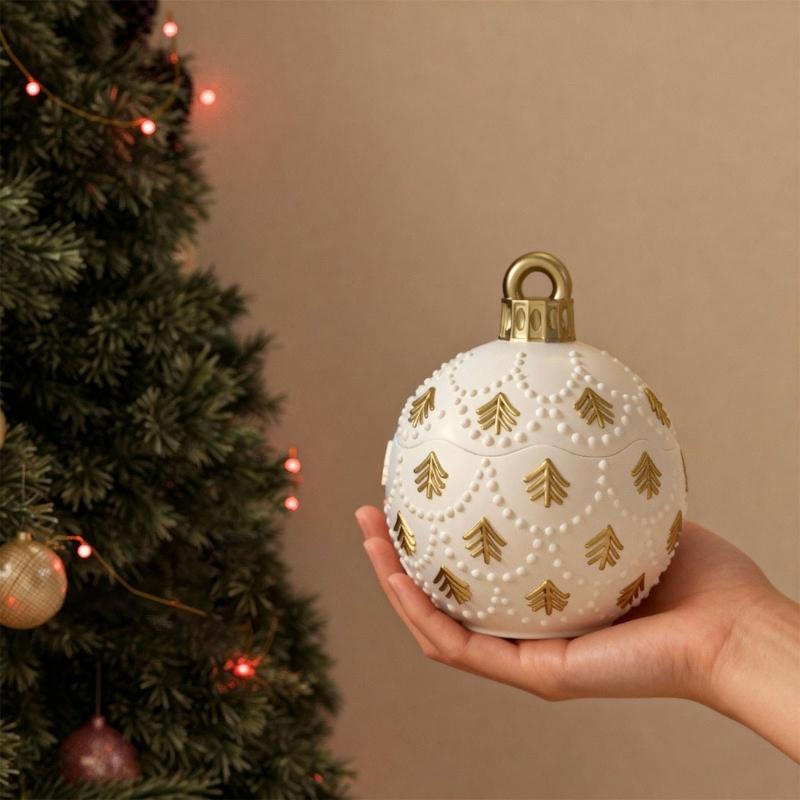 Candle Making Kits - Y1UD Noel Silikon Mum Kalıpları Dairesel