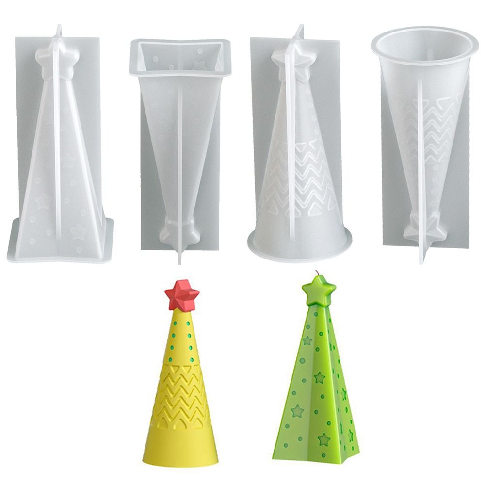 Candle Making Kit Xmas - Silikon Noel Külahı Mum Kalıbı Epoksi