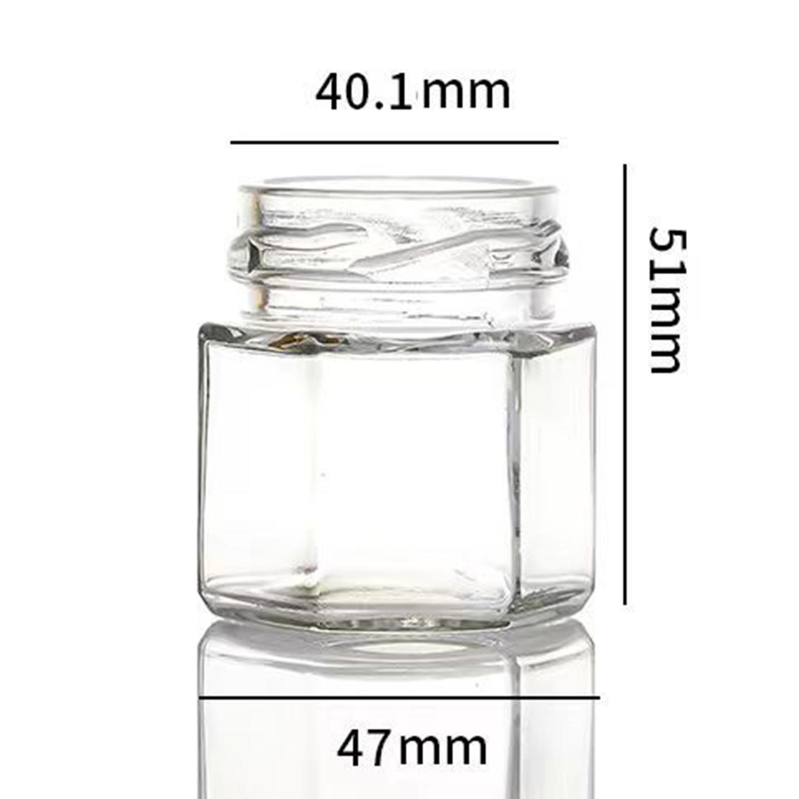 Candle Making Glass Jars - 20 adet Küçük Cam Kavanoz Vidalı