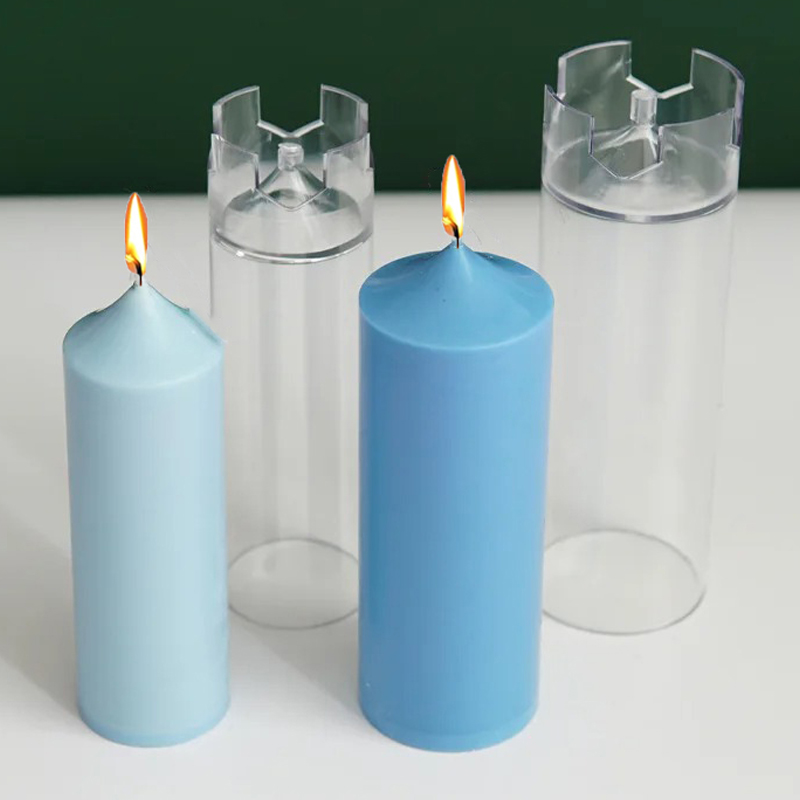 Candle Making Kit - 3D Spire Silindir Mum Kalıp DIY