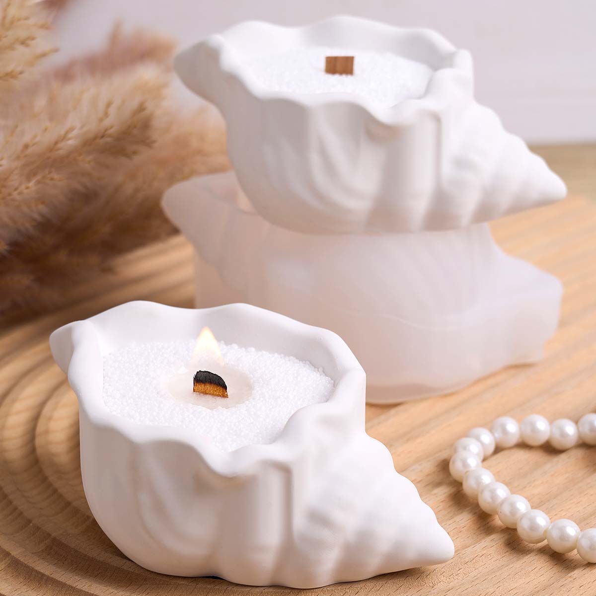Kabuklu Mum Kavanoz silikon ka - Kraft Box Candle incelemesi ve fiyatı