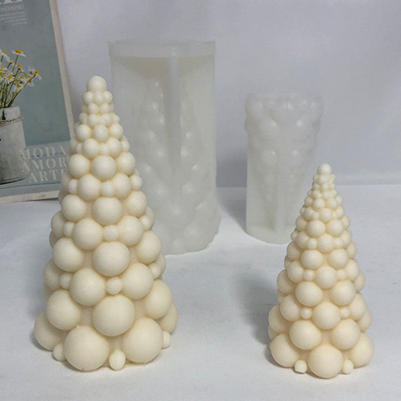 3D kabarcık noel ağacı silikon - Candle Making Kit incelemesi ve fiyatı