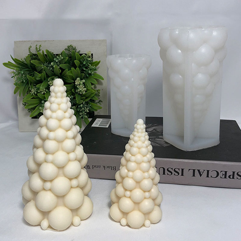 3D kabarcık noel ağacı silikon - Candle Making Kit incelemesi ve fiyatı