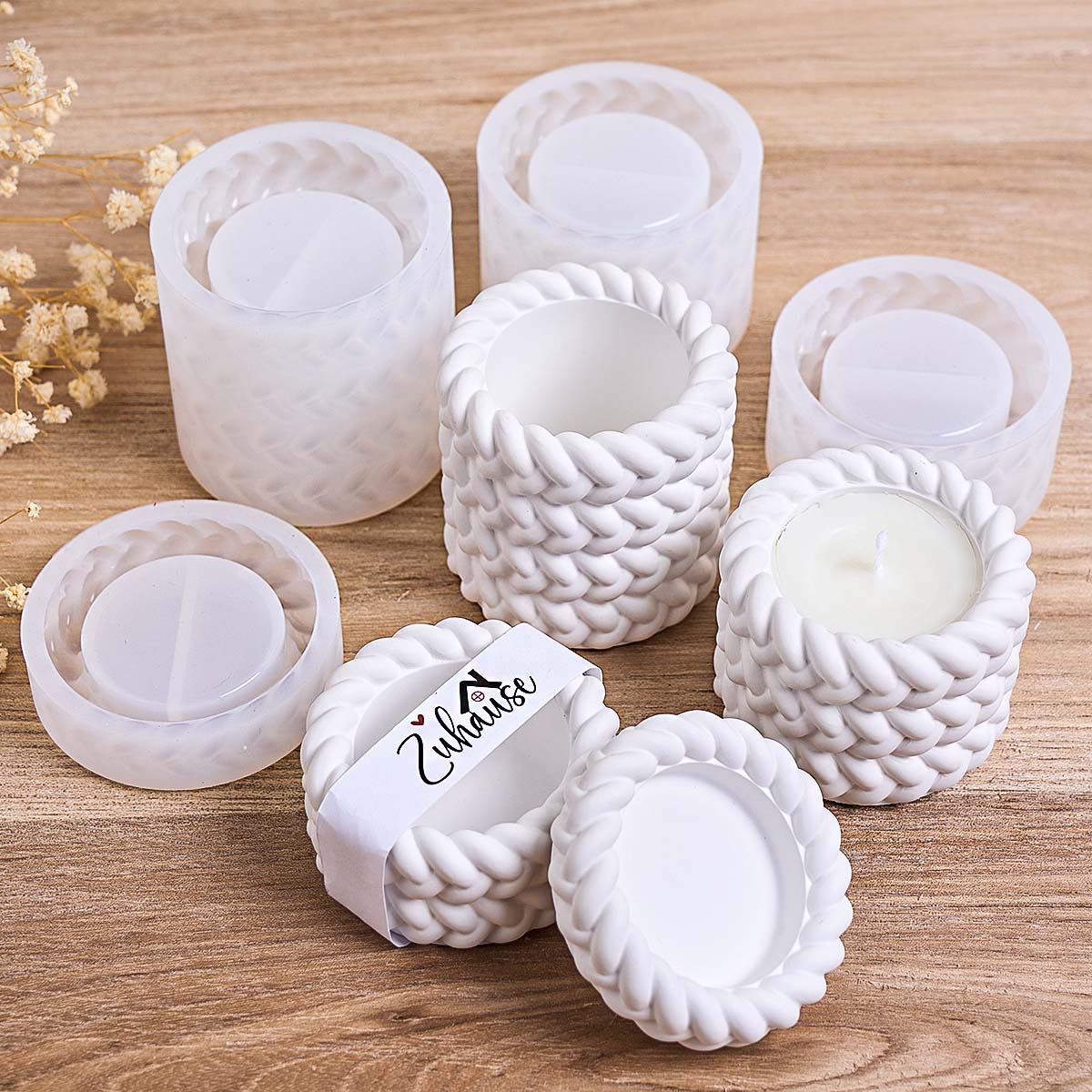 Dokuma Mum Kavanozu Silikon Ka - Kraft Box Candle incelemesi ve fiyatı