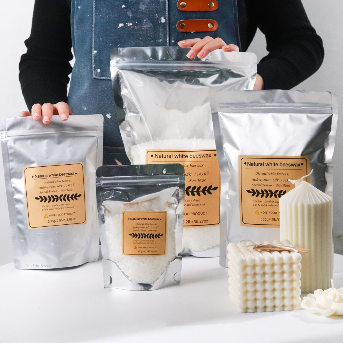 Beyaz Balmumu Saf Doğal Granül - Candle Making Kit Beeswax incelemesi ve fiyatı
