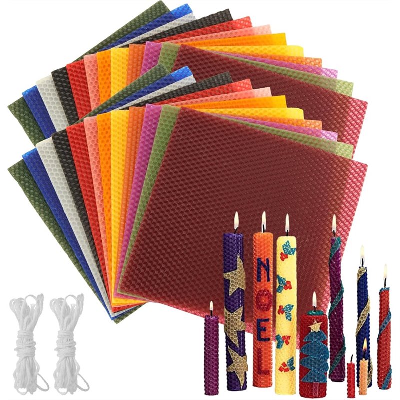 AT21-Bee Swax Sheets (24 Adet) - Candle Making Kit Beeswax incelemesi ve fiyatı