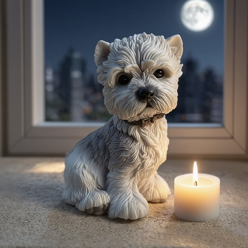 Sevimli Köpek Yavrusu West Hig - Candle Making Yorkshire incelemesi ve fiyatı