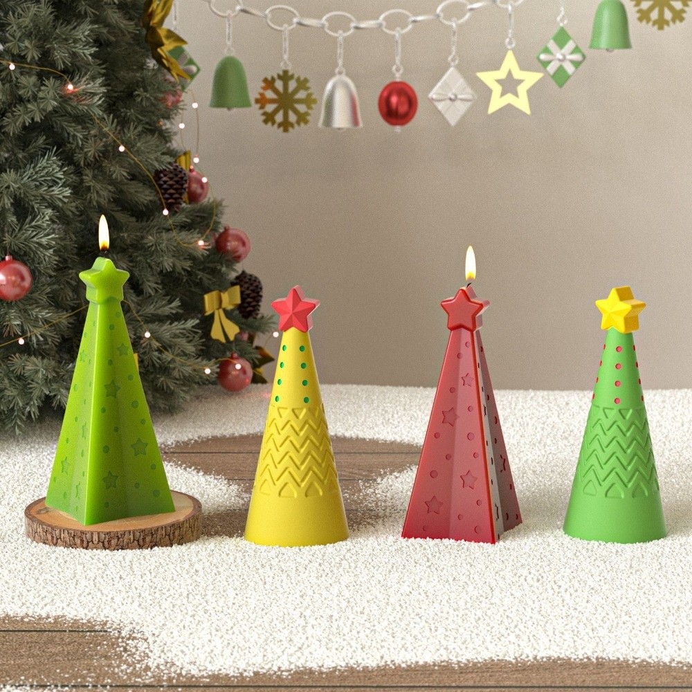 Silikon Noel Koni Mum Kalıbı K - Candle Making Kit Xmas incelemesi ve fiyatı