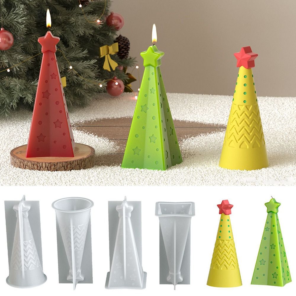Yeni Silikon Noel Koni Mum Kal - Candle Making Kit Xmas incelemesi ve fiyatı