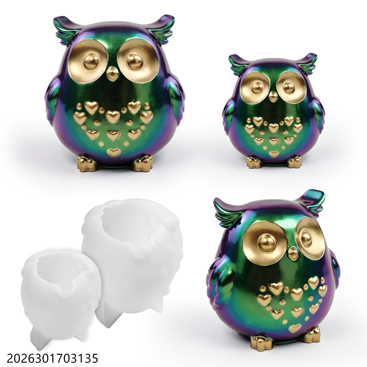 Baykuş silikon kalıp 3D kuş şe - Candle Making Kits incelemesi ve fiyatı